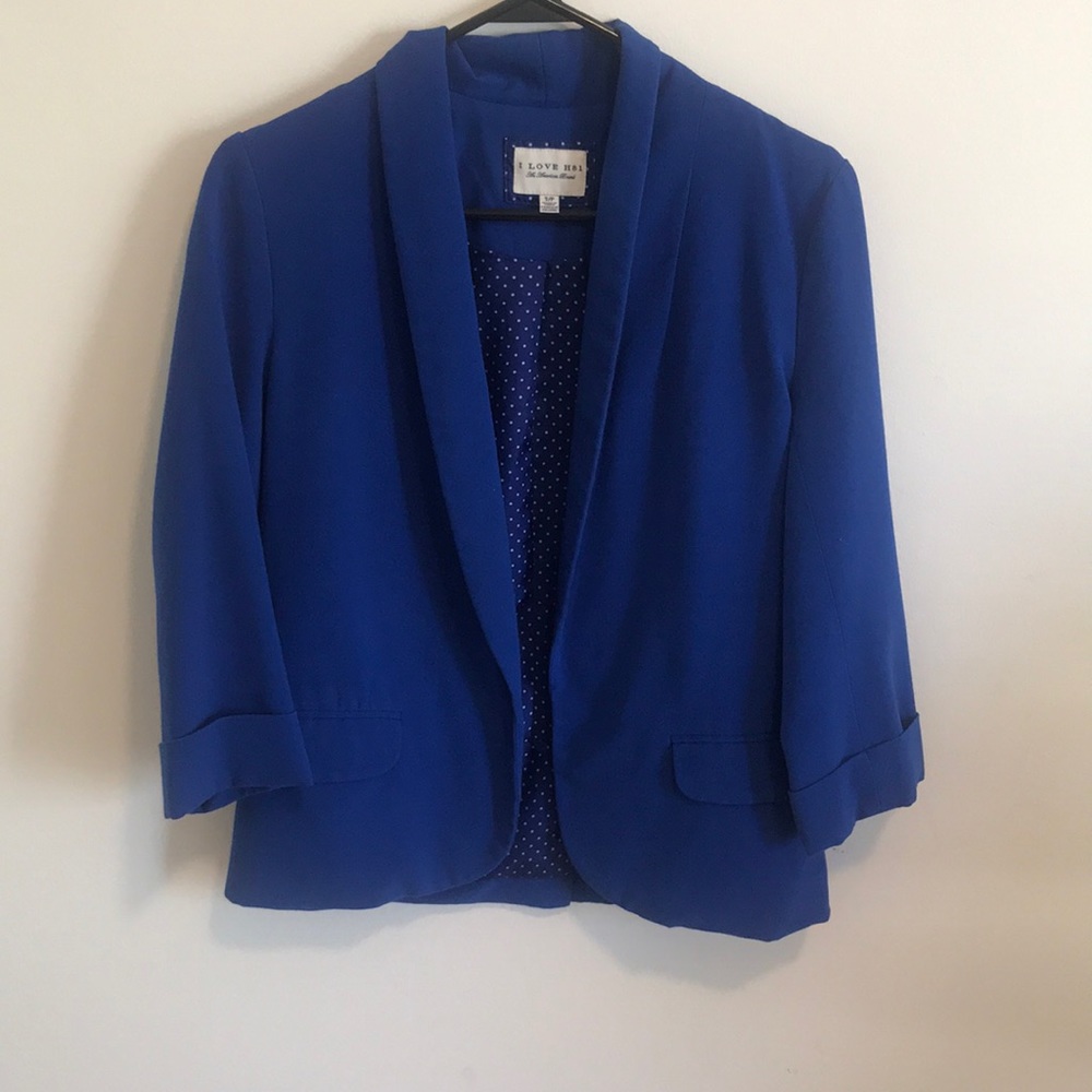 Royal blue blazer